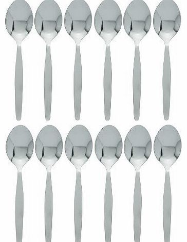 Argon Tableware Rink Drink Teaspoons - Stainless Steel - Box of 12