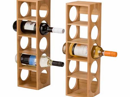 Argos 10 Bottle Bamboo Wine Rack