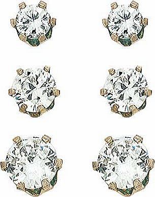 Argos Sterling Silver Round Cubic Zirconia Stud