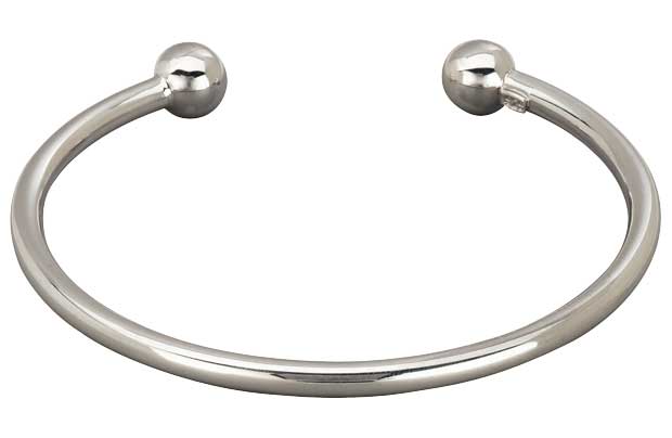 Sterling Silver Torque Bangle