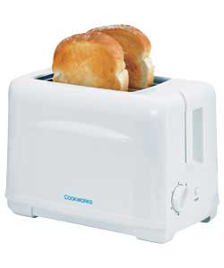 Value Range 2 Slice White Toaster