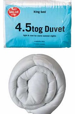 Argos Value Range 4.5 Tog Duvet - Kingsize