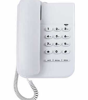 Argos Value Range Corded Desk Telephone - Single