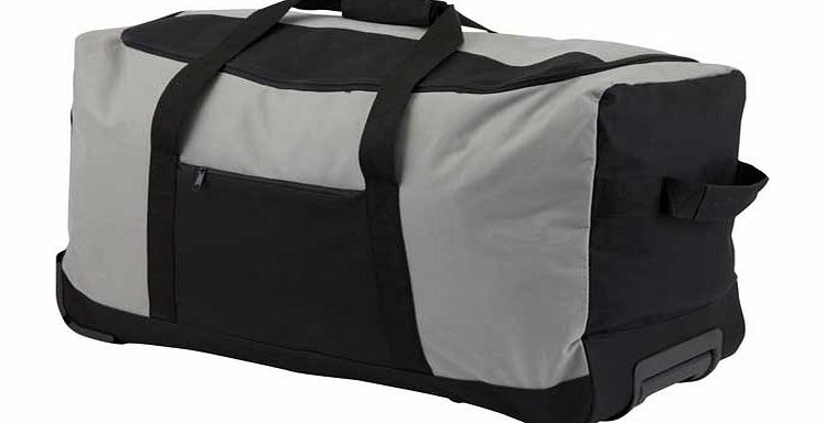 Argos Value Range Large Wheeled Holdall - Black