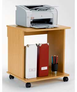 Value Range Office Storage Trolley- Beech