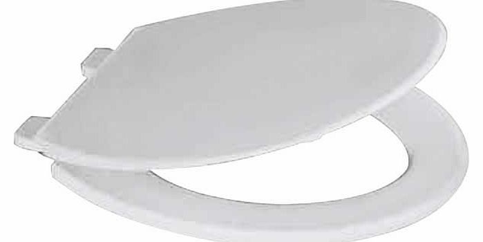 Plastic Toilet Seat - White