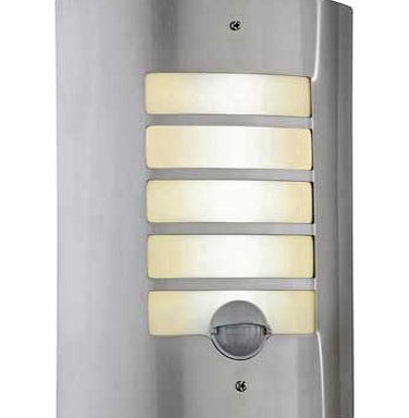 Argos Value Range Stainless Steel PIR Wall Light