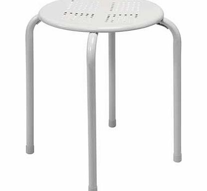 Argos White Stacking Dining Stool