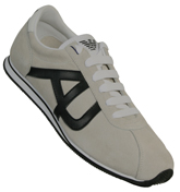 Beige Suede Trainers