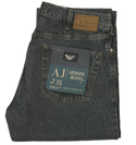 Armani Blumarine Denim Straight Leg Zip Fly Jeans 34 Leg (J31)