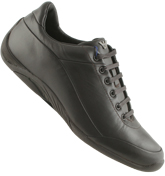 Dark Brown Leather Trainer Shoes