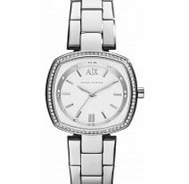 Armani Exchange Ladies Smart Palisades Silver