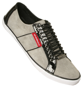 Grey and Black Trainer Shoes