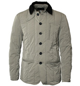 Grey Quilted Jacket