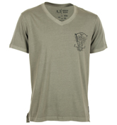 Grey V-Neck T-Shirt