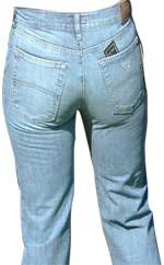 Armani J03 Diamond Logo Jeans-blue