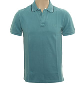 Jade Green Pique Polo Shirt