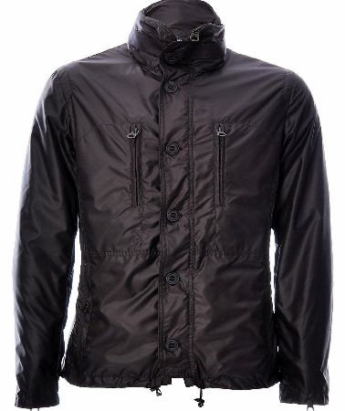 Armani Jeans Contrast Leather Patch Jacket