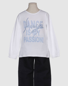 TOPWEAR Long sleeve t-shirts GIRLS on YOOX.COM