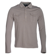 Safari Beige Jersey Polo Shirt