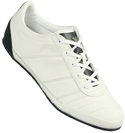 White and Navy Trainer Shoes