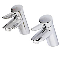 Nuastyle Anti Vandal Bath Tap Pair