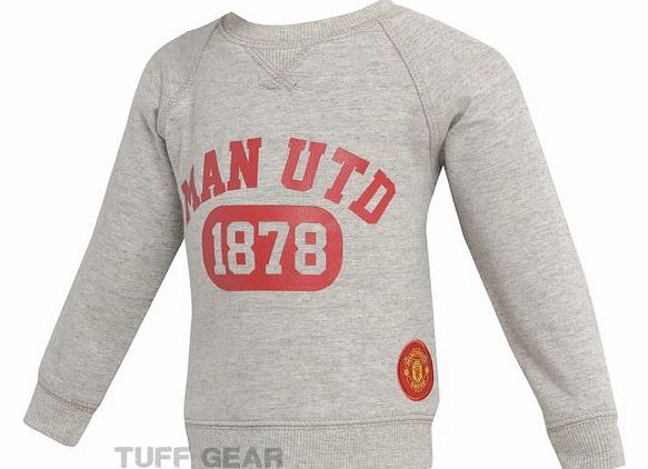 Manchester United FC Baby Football Sweatshirt Babies Shirt Top Official Product (12-18 Months)