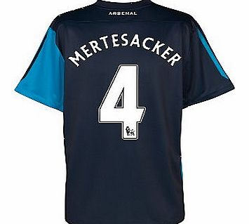 Arsenal Away Shirt Nike 2011-12 Arsenal Nike Away Shirt (Mertesacker 4)