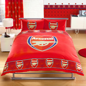 Arsenal Border Crest Double Duvet Set