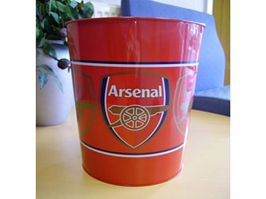 Arsenal Border Crest Metal Bin