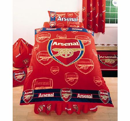 Arsenal FC Crest Single Duvet Cover