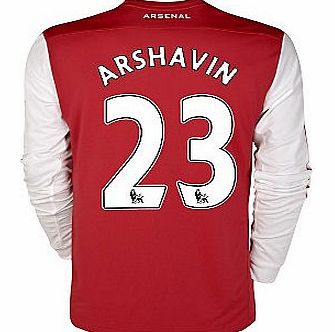 Arsenal Home Shirt Nike 2011-12 Arsenal Nike L/S Home Shirt (Arshavin 23)