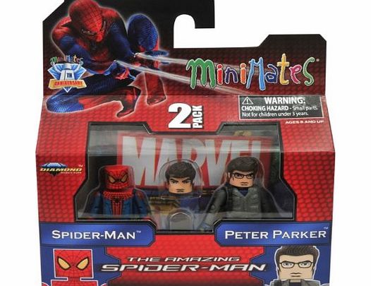 Art Asylum Art Marvel Minimates Amazing Spiderman Movie Series 46 Spiderman Peter Parker