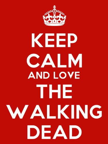 Artform Prints Keep Calm And Love The Walking Dead Keyring - 5cm X 3.5cm