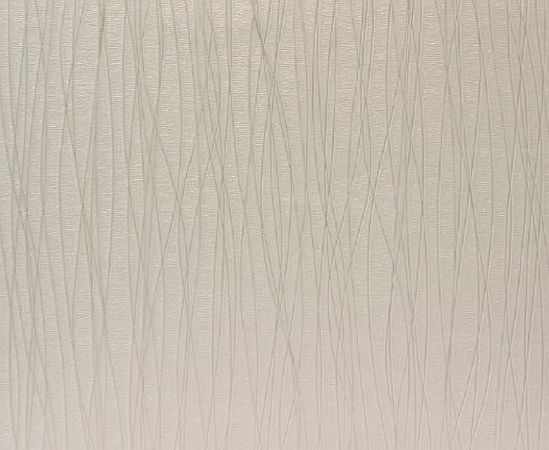 Arthouse NEW LUXURY ARTHOUSE TREVISO ITALIAN STYLE HEAVYWEIGHT VINYL TEXTURED WALLPAPER (IVORY 269003)