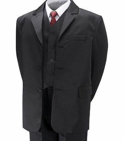 Aryan Boys Black Suit (5 piece) 6 year