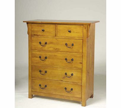 ASBI U.K. Pine Mission 4   2 Drawer Chest