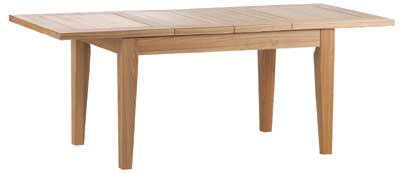 ash Oblong Dining Table 4ft extending Prestbury