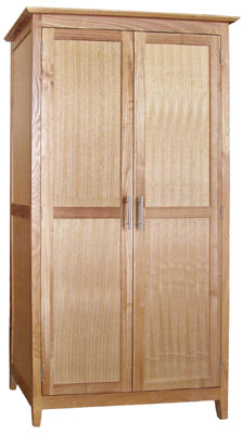 ash WARDROBE 2 DOOR FULL HANGING SHERWOOD TEMPUS