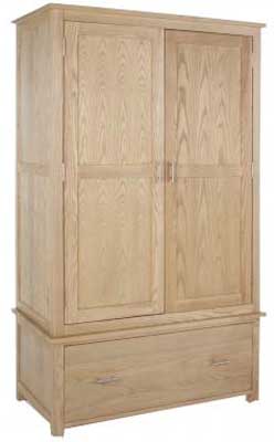 ash WARDROBE GENTS 1 DRAWER DEVONSHIRE