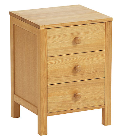 ashdown 3 Drawer Bedside Cabinet