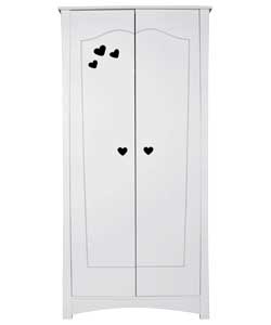 Ashley 2 Door Wardrobe - White