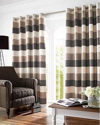 Bromley Eyelet Curtain - 229x229cm - Mocha