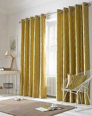 Julian Eyelet Curtain - 229x229cm - Mimosa