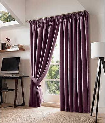 Nevin Pencil Pleat Blackout Curtain - 168x137 -