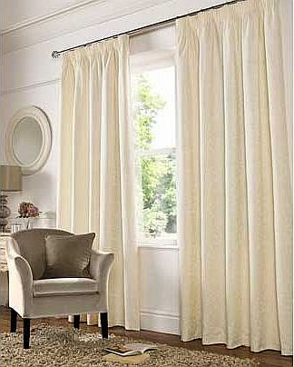 Penelope Pencil Pleat Curtain - 229x137cm -