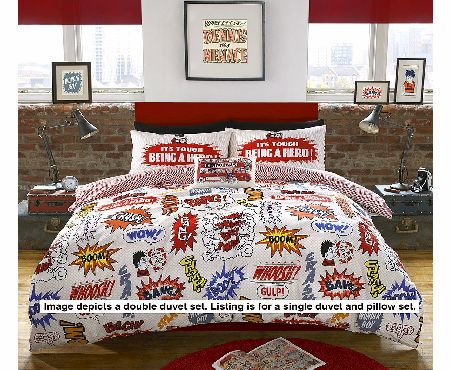 Ashley Wilde Single Beano Crash Boom Duvet Cover Set from