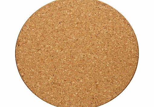 ashortwalk Cork Round Placemats, Set of 4