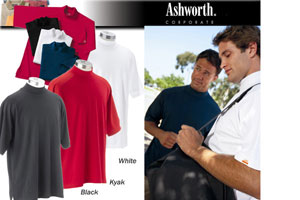 Ashworth Menand#8217;s Performance DryTech Short Sleeve Mock