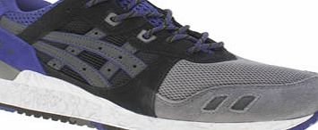 ASICS Black And Blue Gel-lyte Iii Trainers